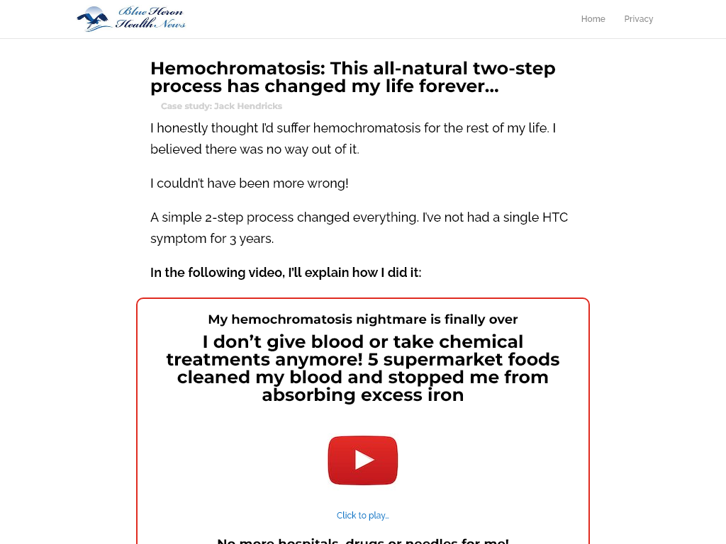 Hemochromatosis Review