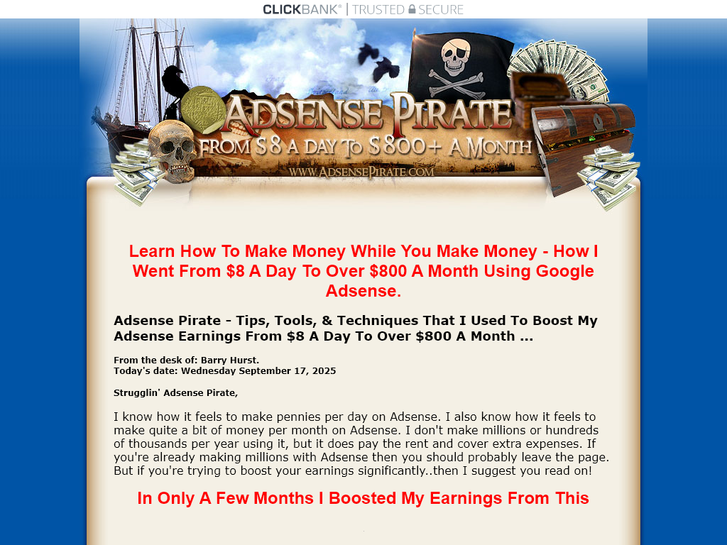 Adsense Pirate Review