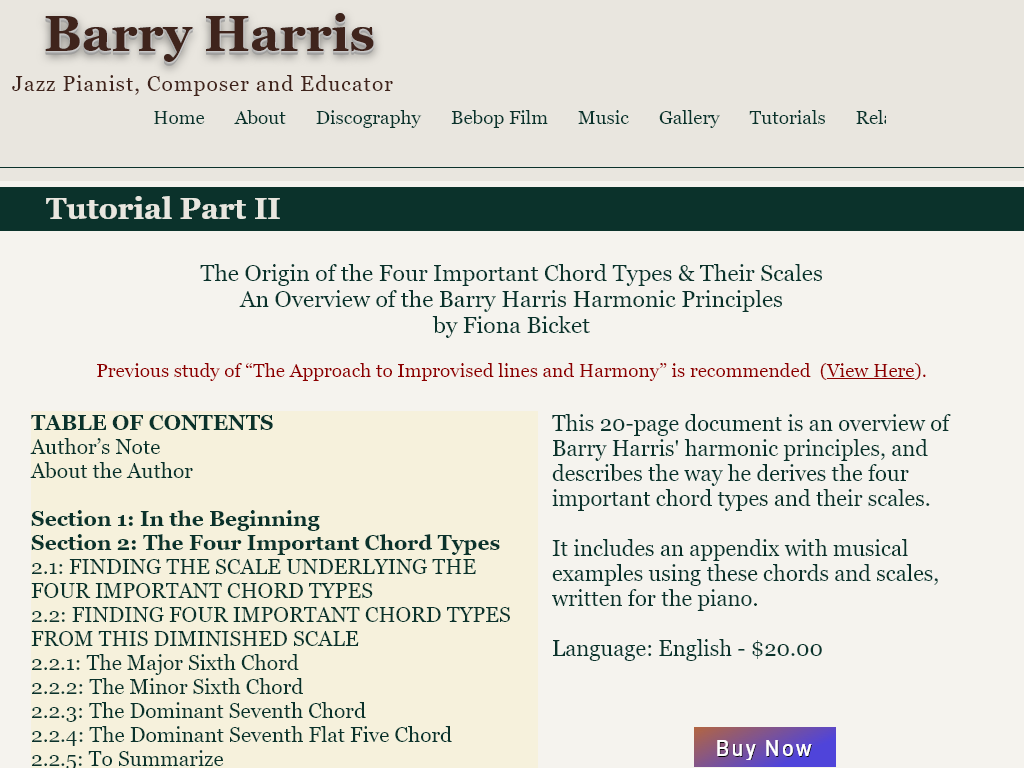 Four Important Chords & Their Scales Review
