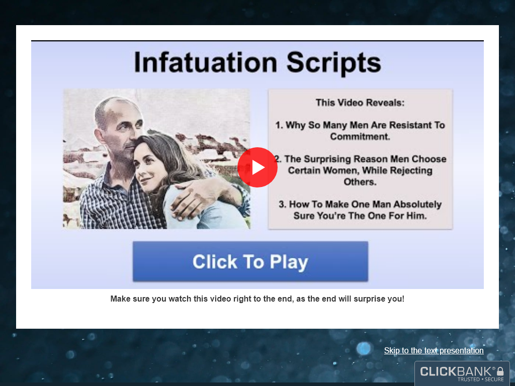 Infatuation Scripts Review