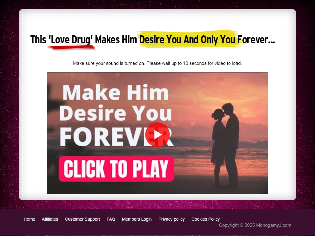 Make Him A Monogamy Junkie Review