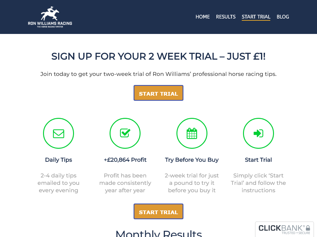 Ron Williams Racing Review